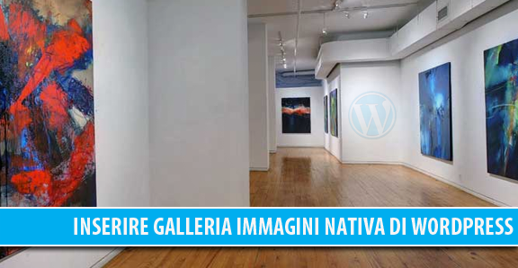 Inserire la galleria delle immagini interna di WordPress